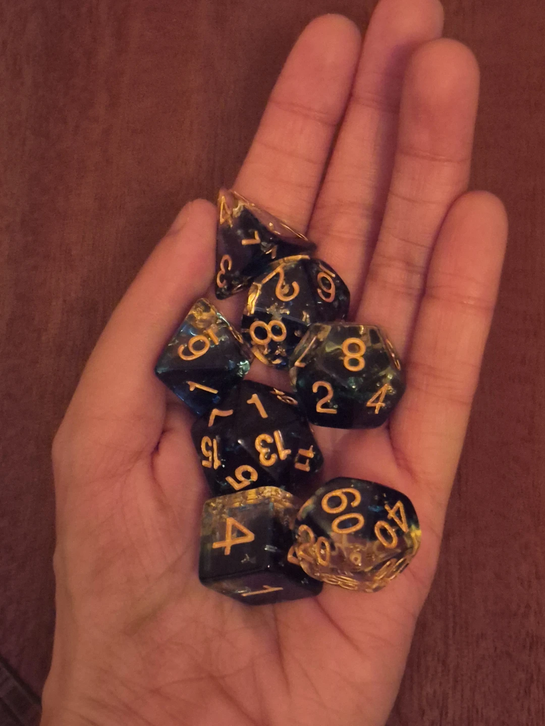 Translucent Blue DND dice - photo 3