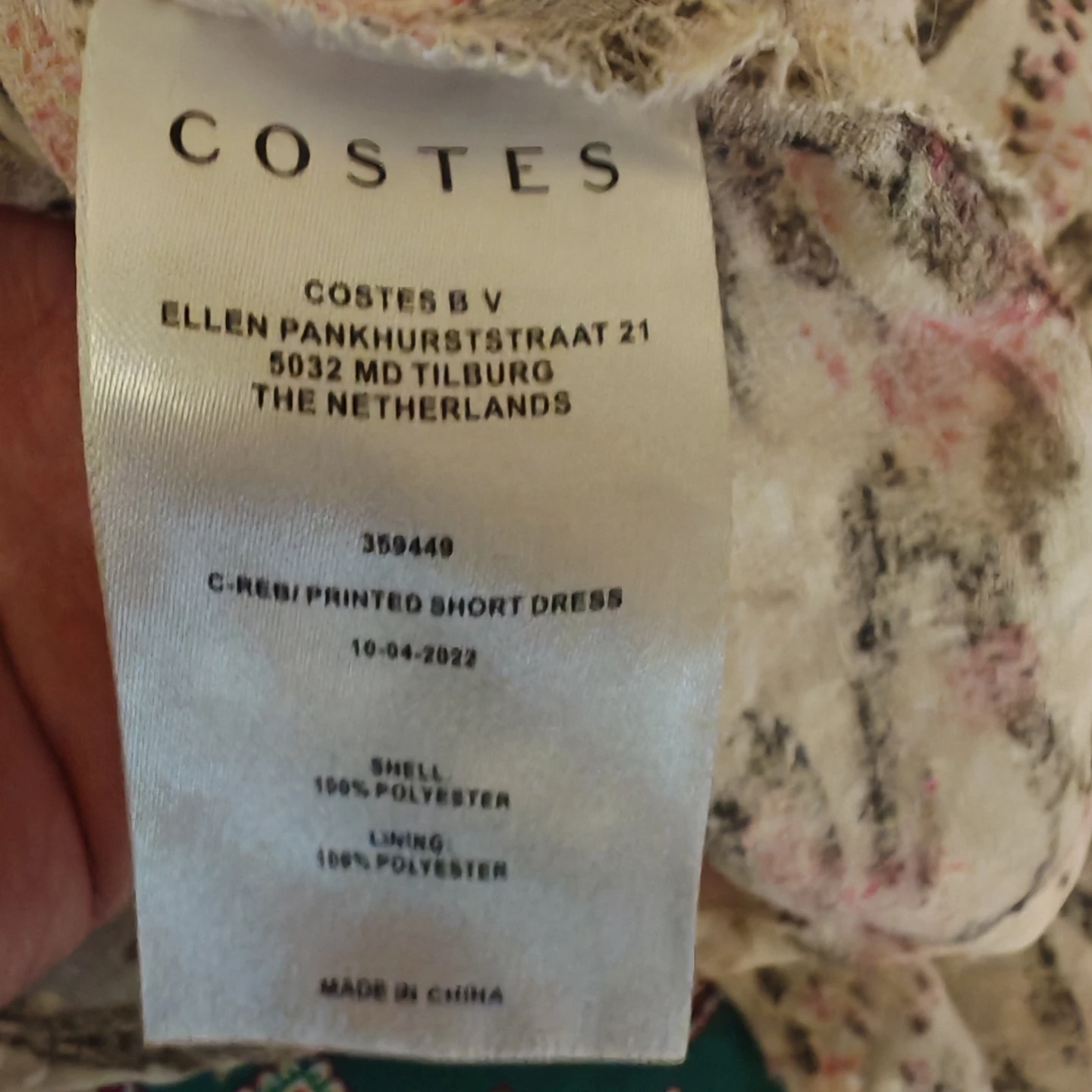 Dutch brand Costes Printed Short Dress - photo 3