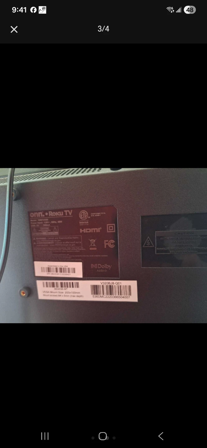 32 inch tv ONN - photo 2