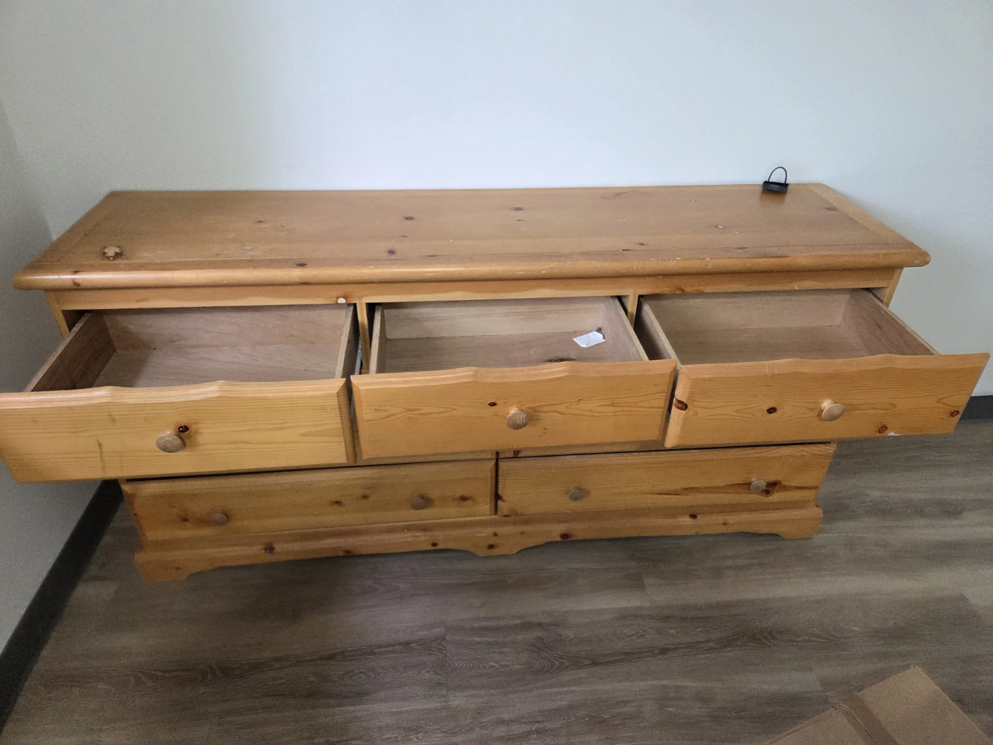 Solid Wood Dresser and Cabinet Combo