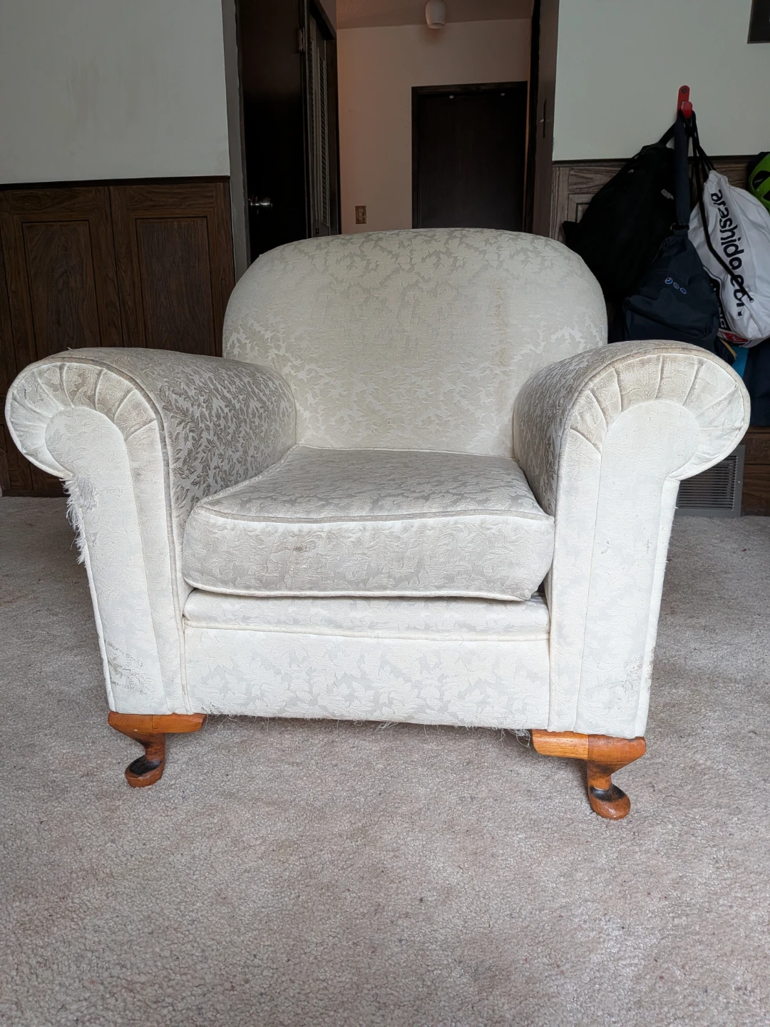 Cream Armchair