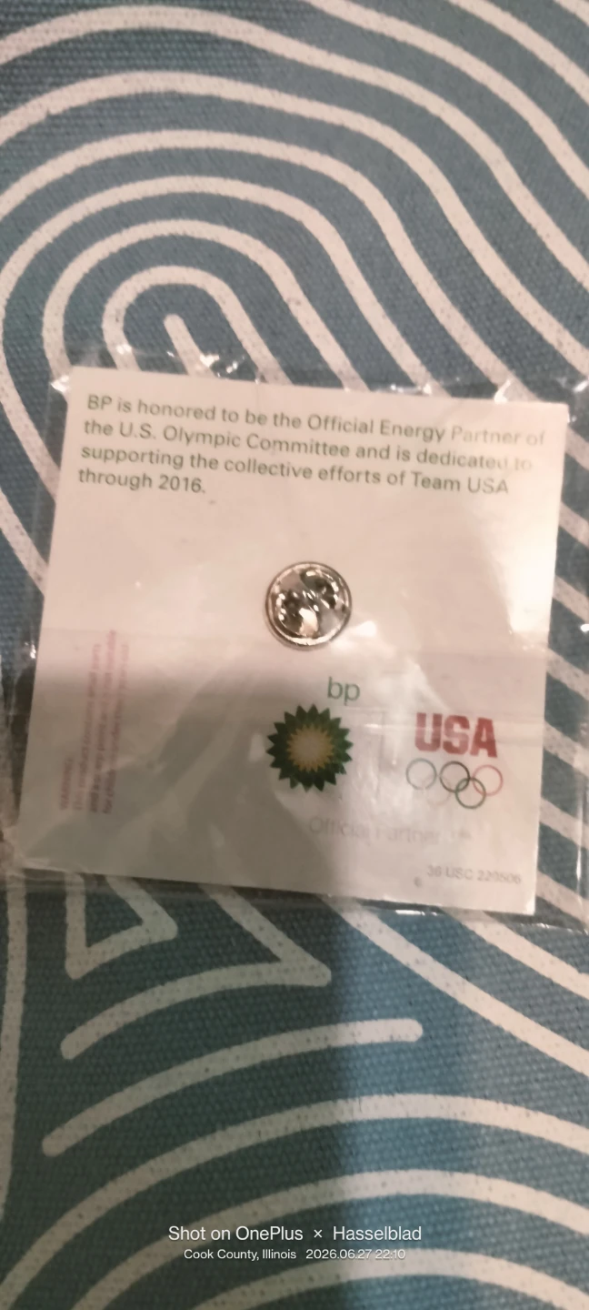 BP Official Partner Olympic Pin - photo 2