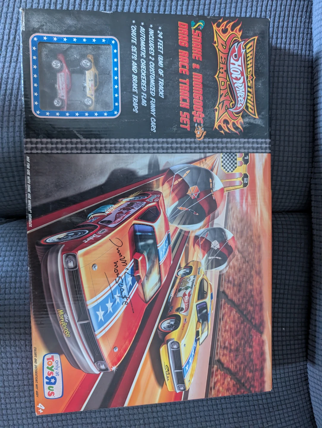 Hot Wheels Snake & Mongoose Drag Race Track Set