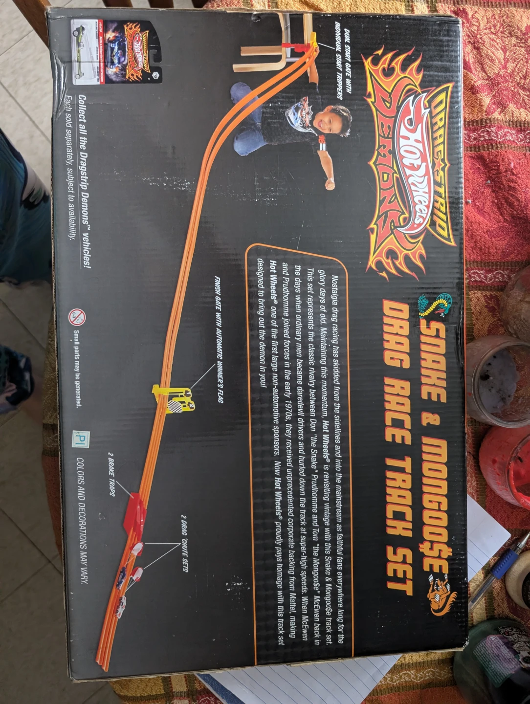 Hot Wheels Snake & Mongoose Drag Race Track Set - photo 2