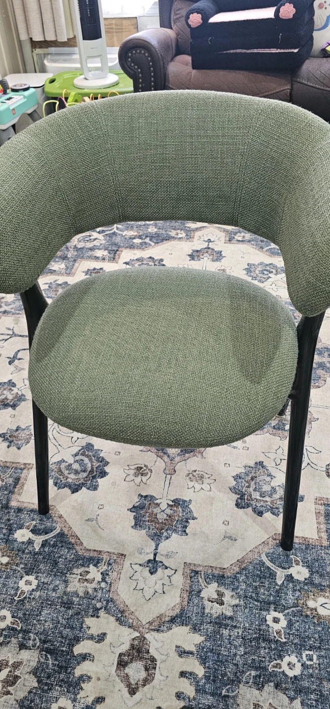 Green Upholstered Accent Chair - photo 2