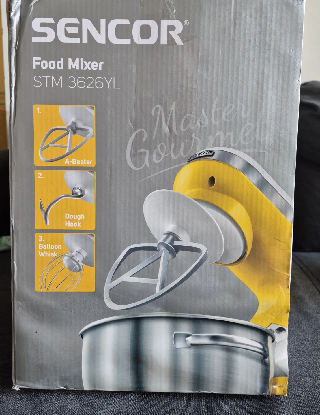 SENCOR Food Mixer STM 3626YL - Yellow - photo 3