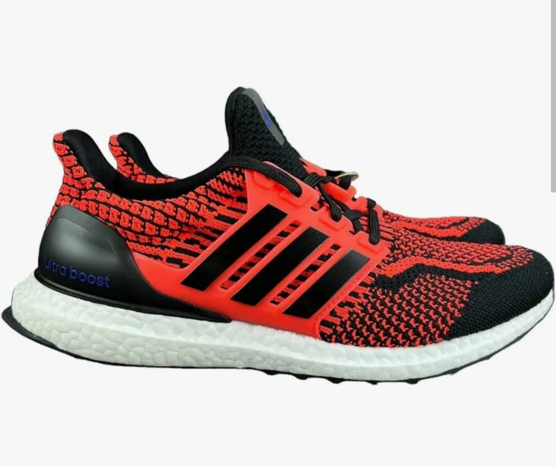 Brand new Adidas Ultraboost 5,0 DNA Black Solar Red Men's Shous - photo 2
