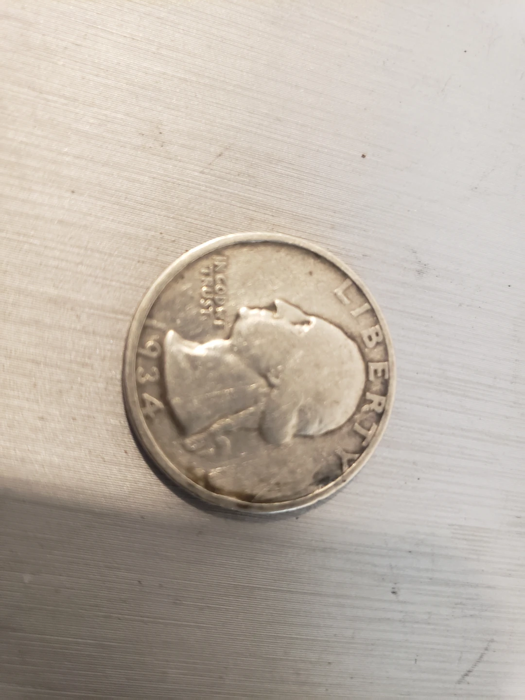 1934 United States Quarter, silver