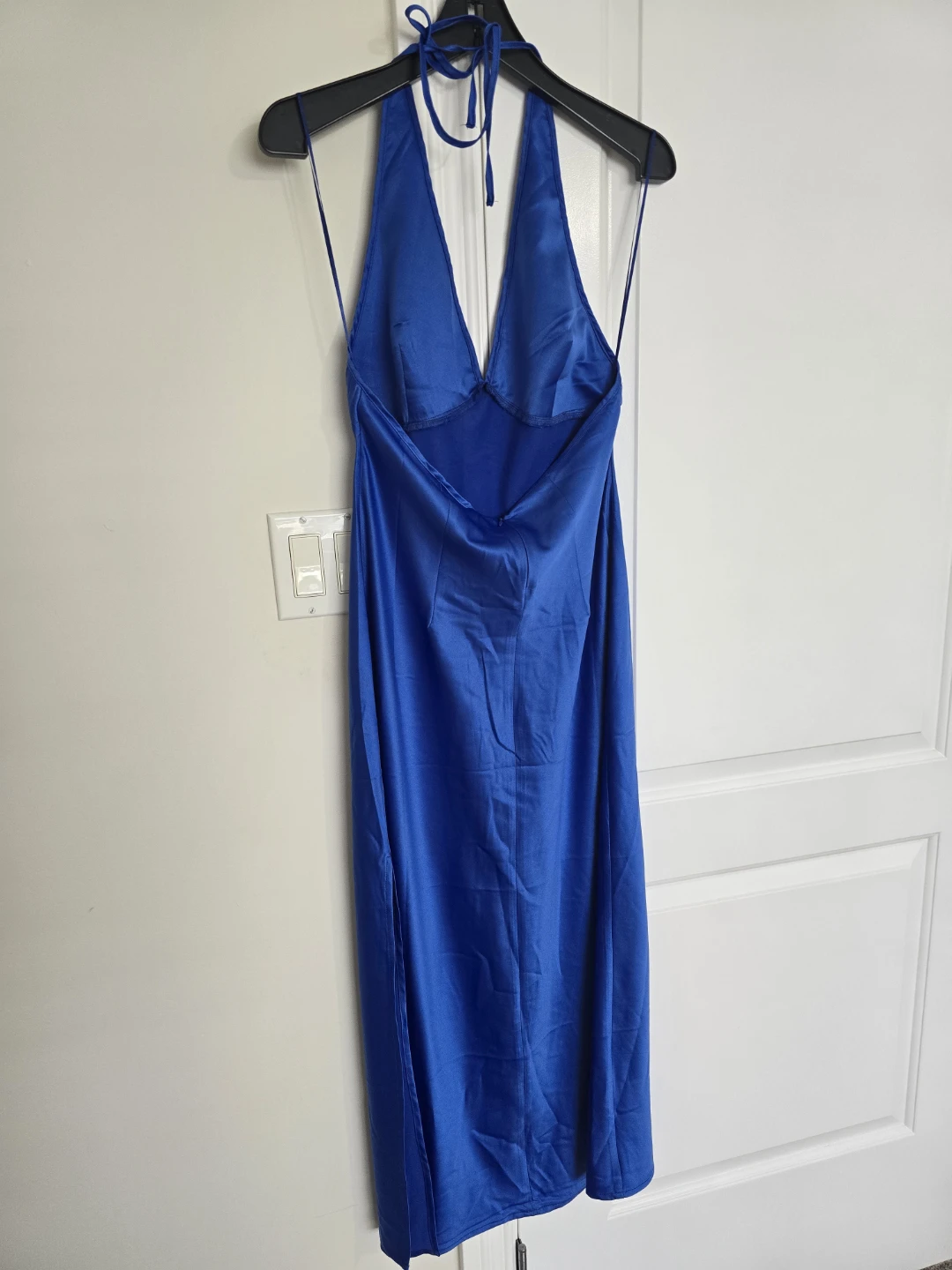 Dynamite Blue Halter Neck Maxi Dress - photo 3