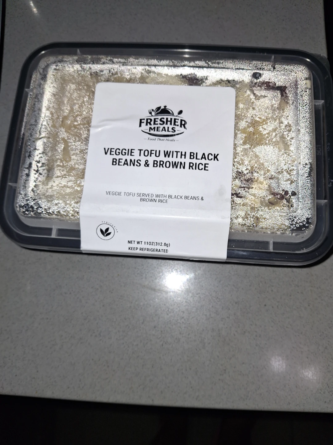 Fresher Meals Veggie Tofu with Black Beans & Brown Rice Meal - photo 2