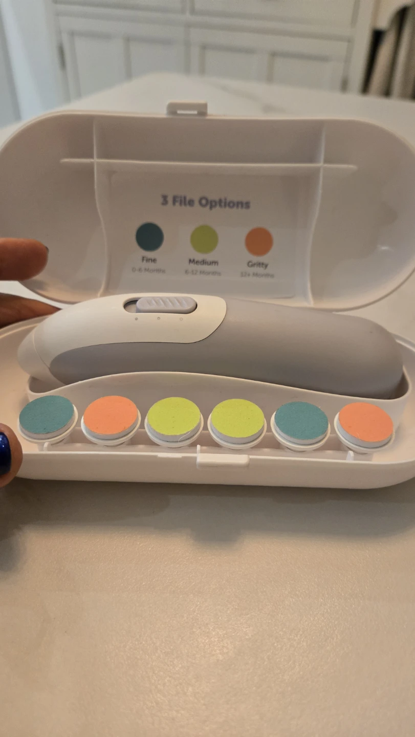 Jool Baby Electric Nail File with 6 Filing Heads - photo 2