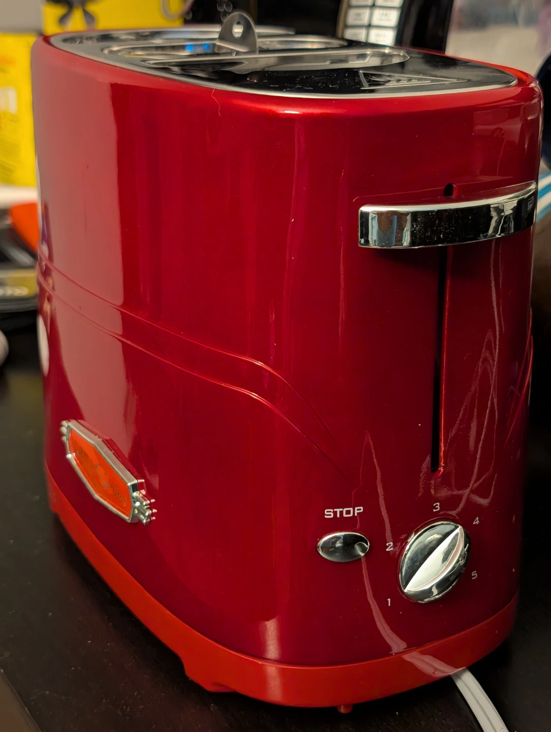 Red Pop-Up Hot Dog Toaster - photo 3