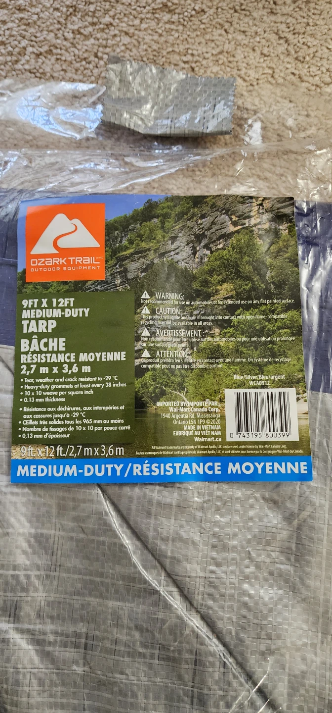 Ozark Trail 9ft x 12ft Medium-Duty Tarp - photo 2