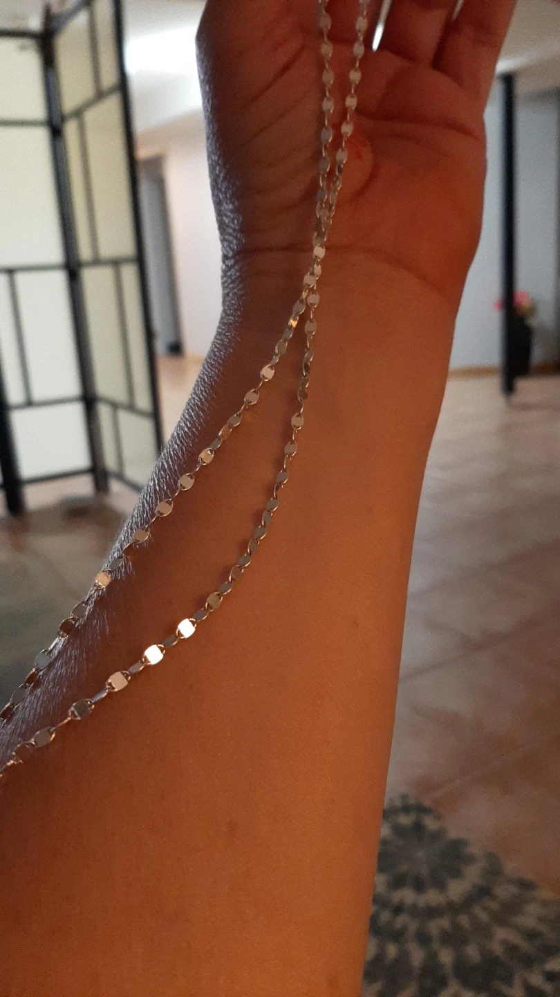 beautiful 92.5 sterling silver chain