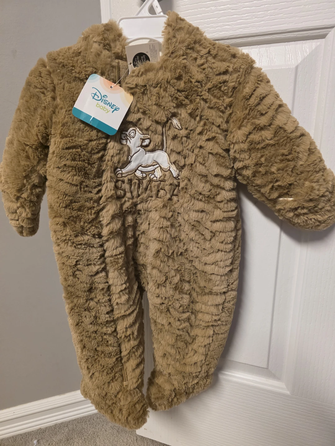 Disney Baby The Lion King "Simba" Plush Onesie 3/6M