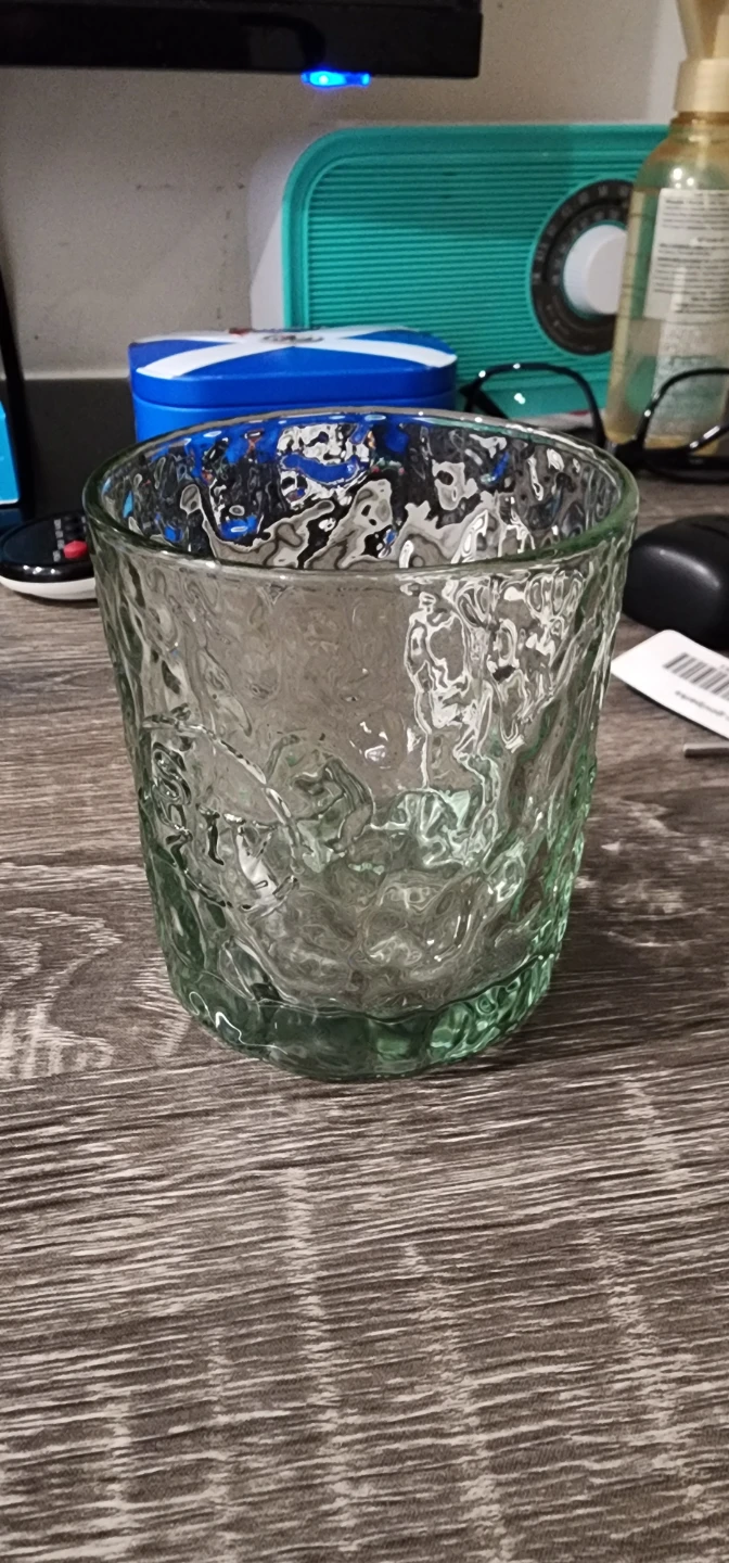 Textured Glass Cup ⚽