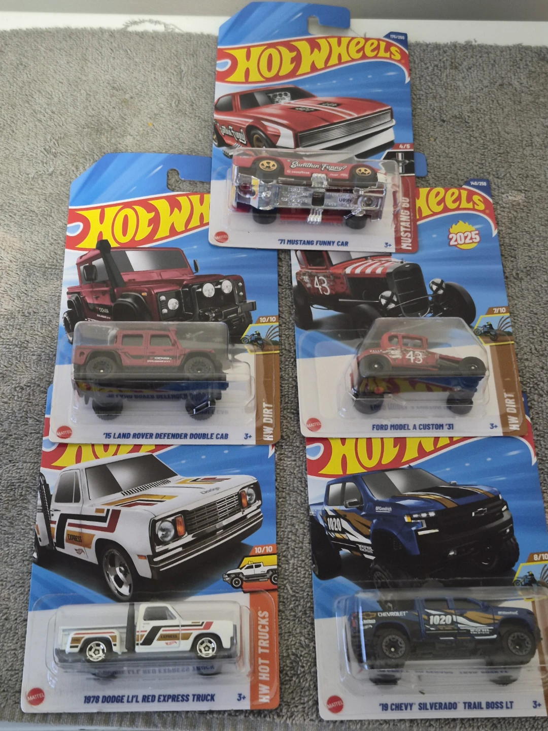 Hot Wheels Die-cast Cars - Various Models