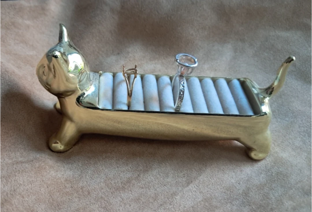 Umbra Brass Cat Ring Holder - photo 2