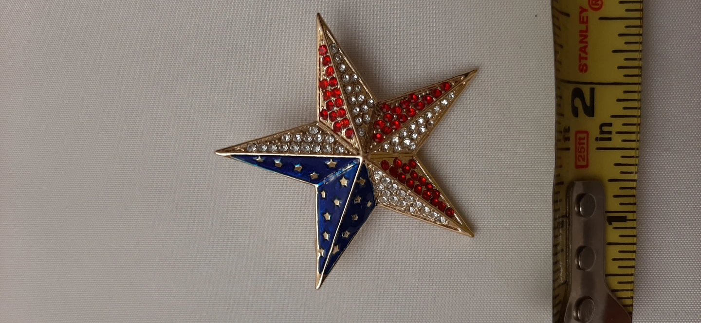 Patriotic Star Brooch - photo 2