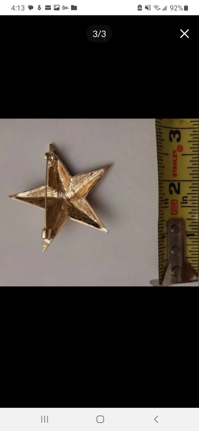 Patriotic Star Brooch - photo 4