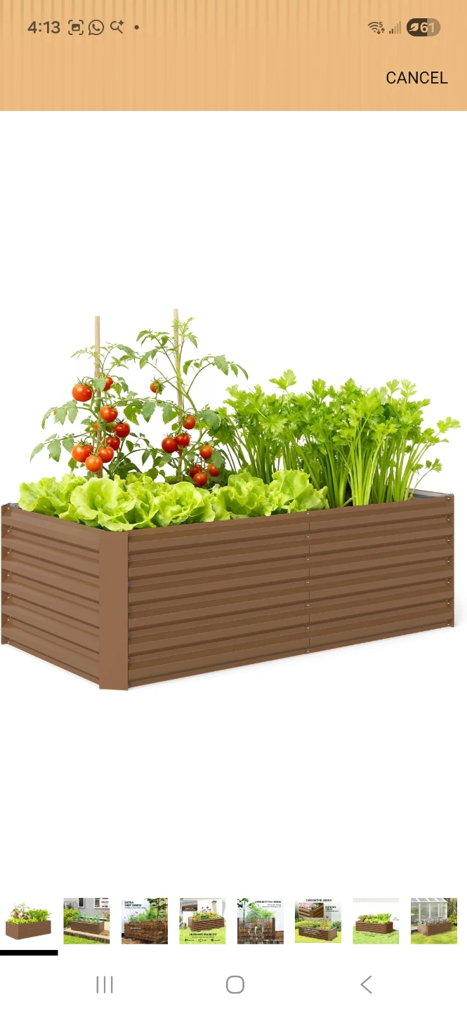 Raised Garden Bed Kit (Brown) - photo 5