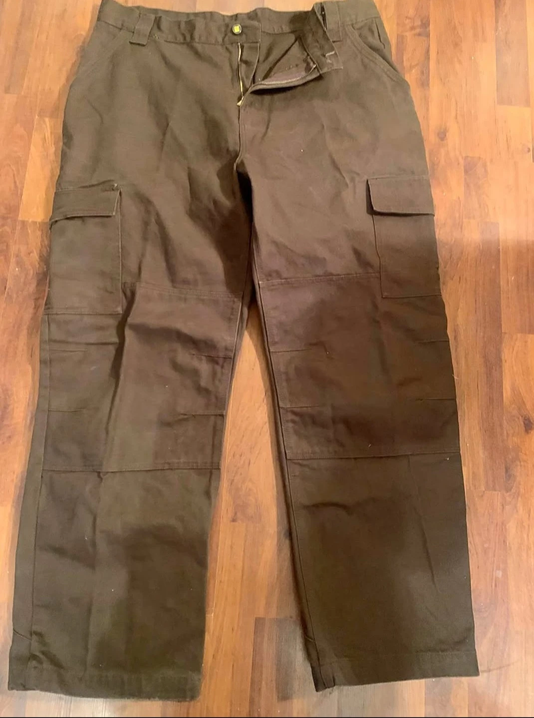 Men's Terra Canvas Work Pant in Brown/Tan Colour. 42x34.