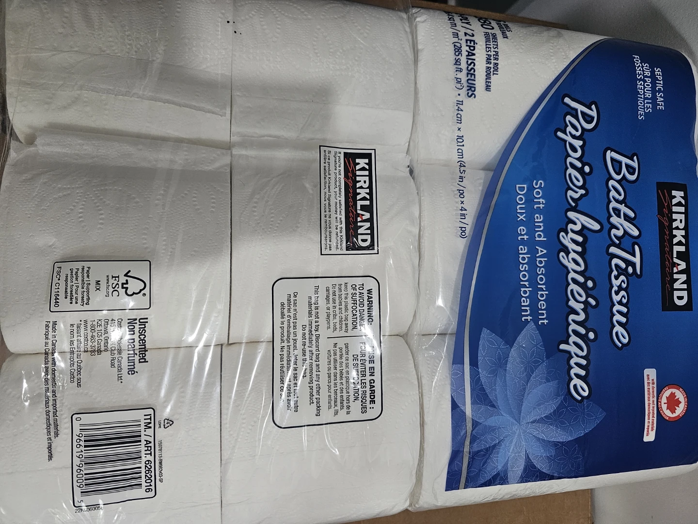Kirkland Signature Bath Tissue - 12Rolls - photo 2