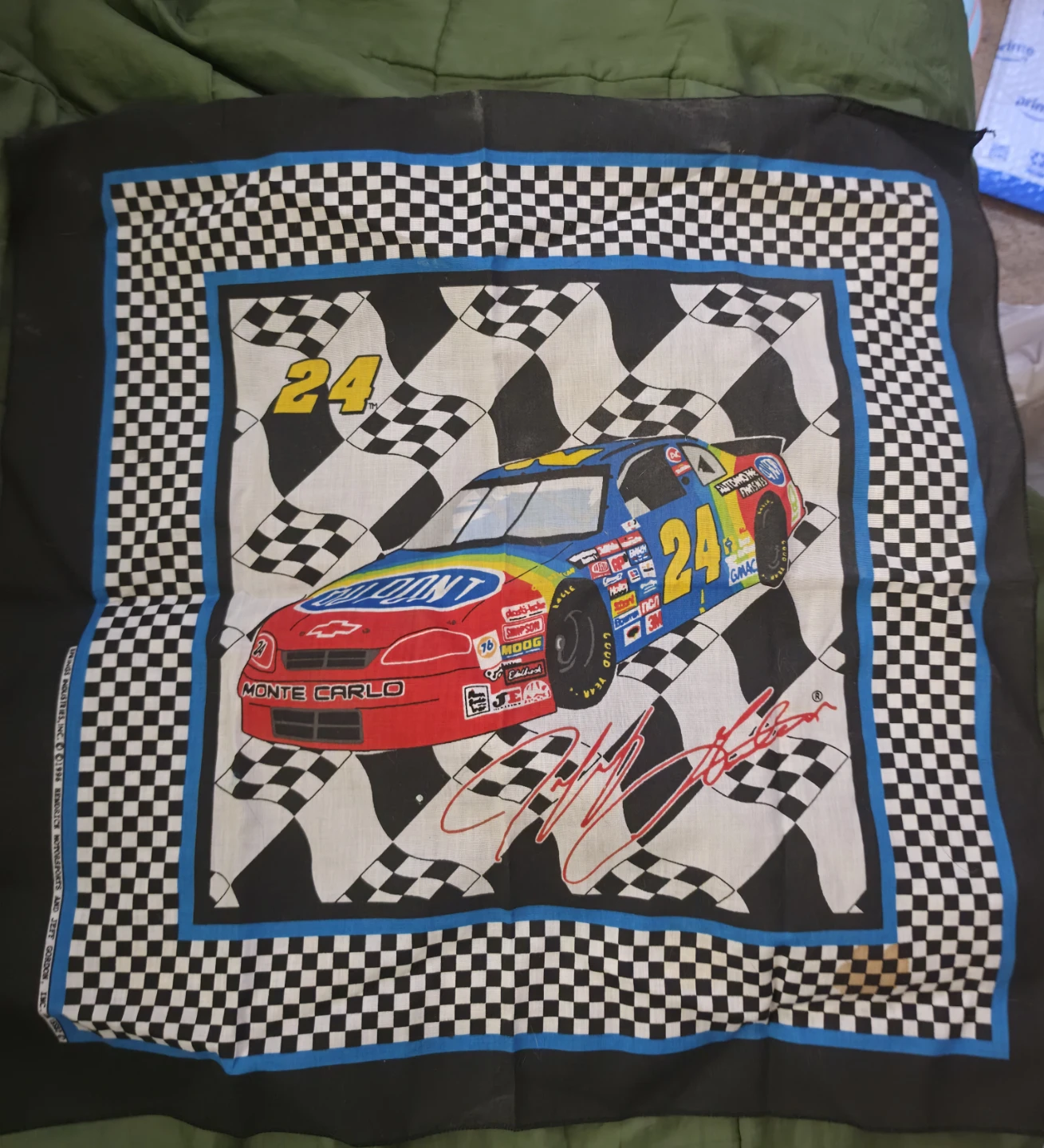 Jeff Gordon #24 Monte Carlo Nascar Bandana