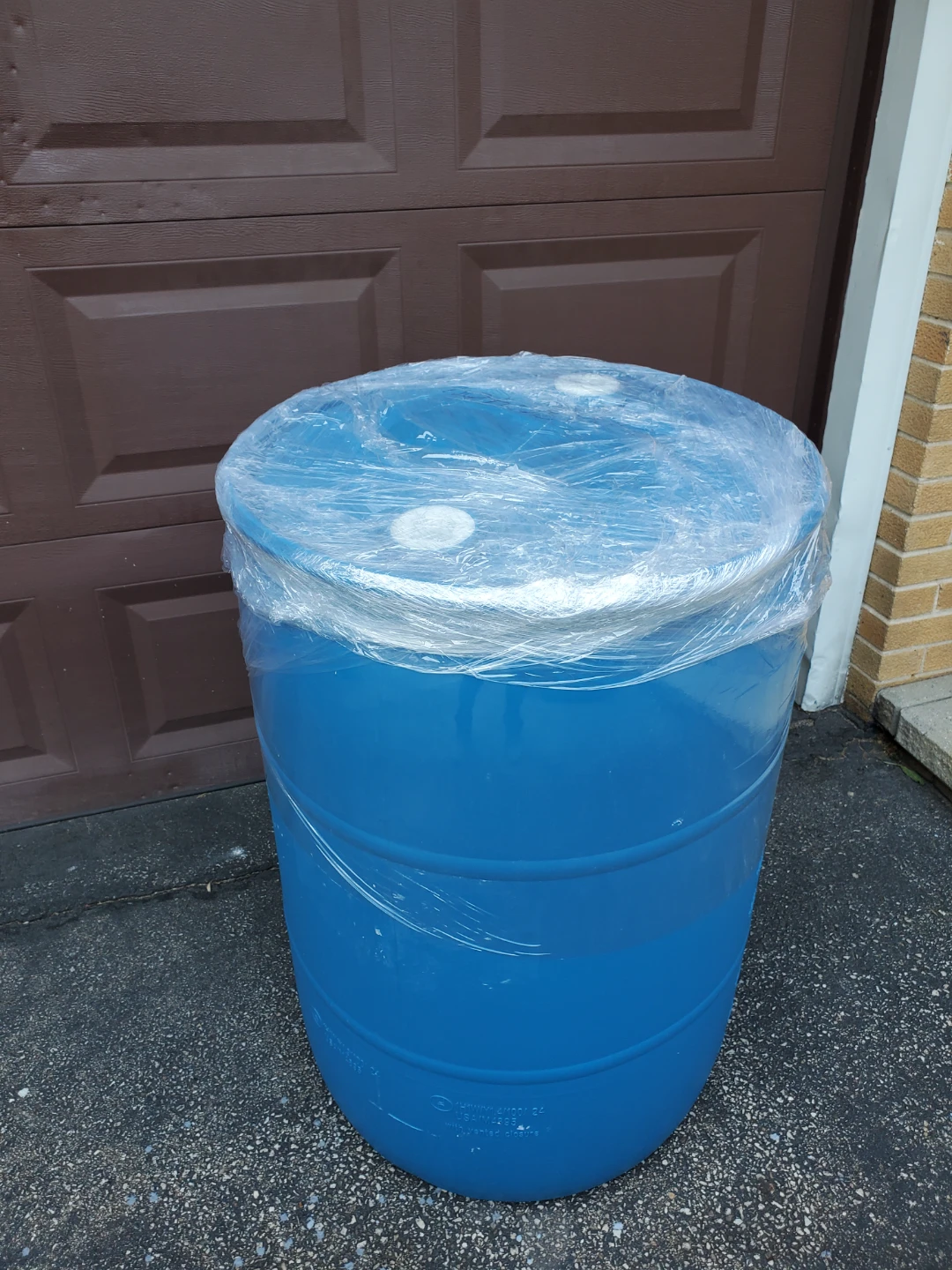 Blue 55 Gallon Plastic Drum - photo 3