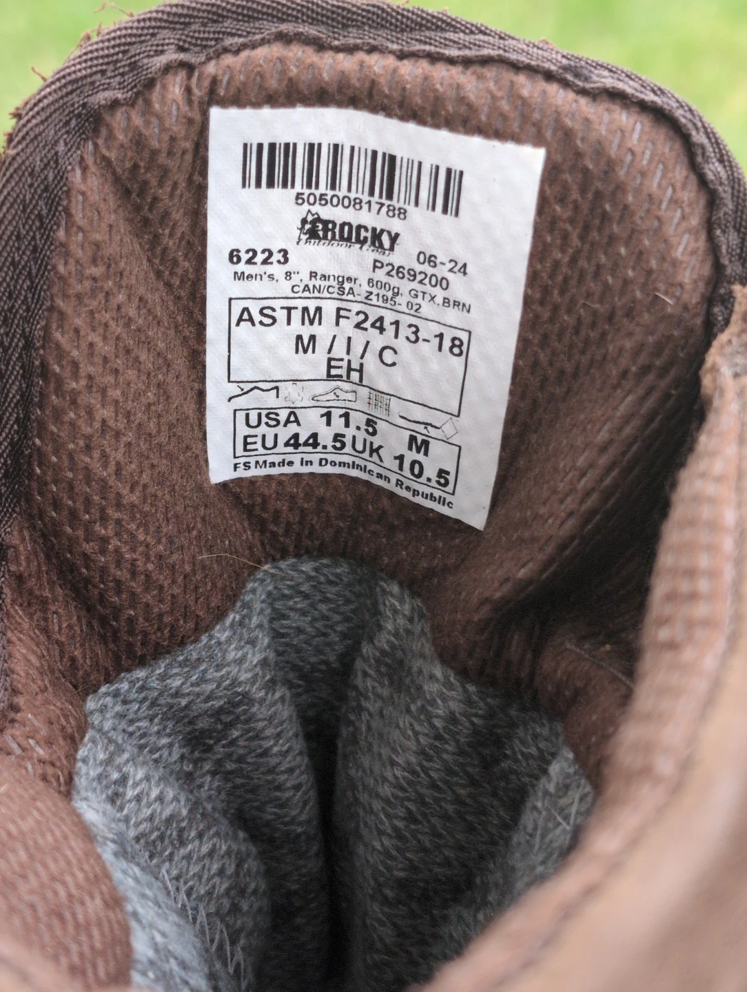 Rocky Men's 8" Gore-Tex STEEL TOE Work Boots - photo 4