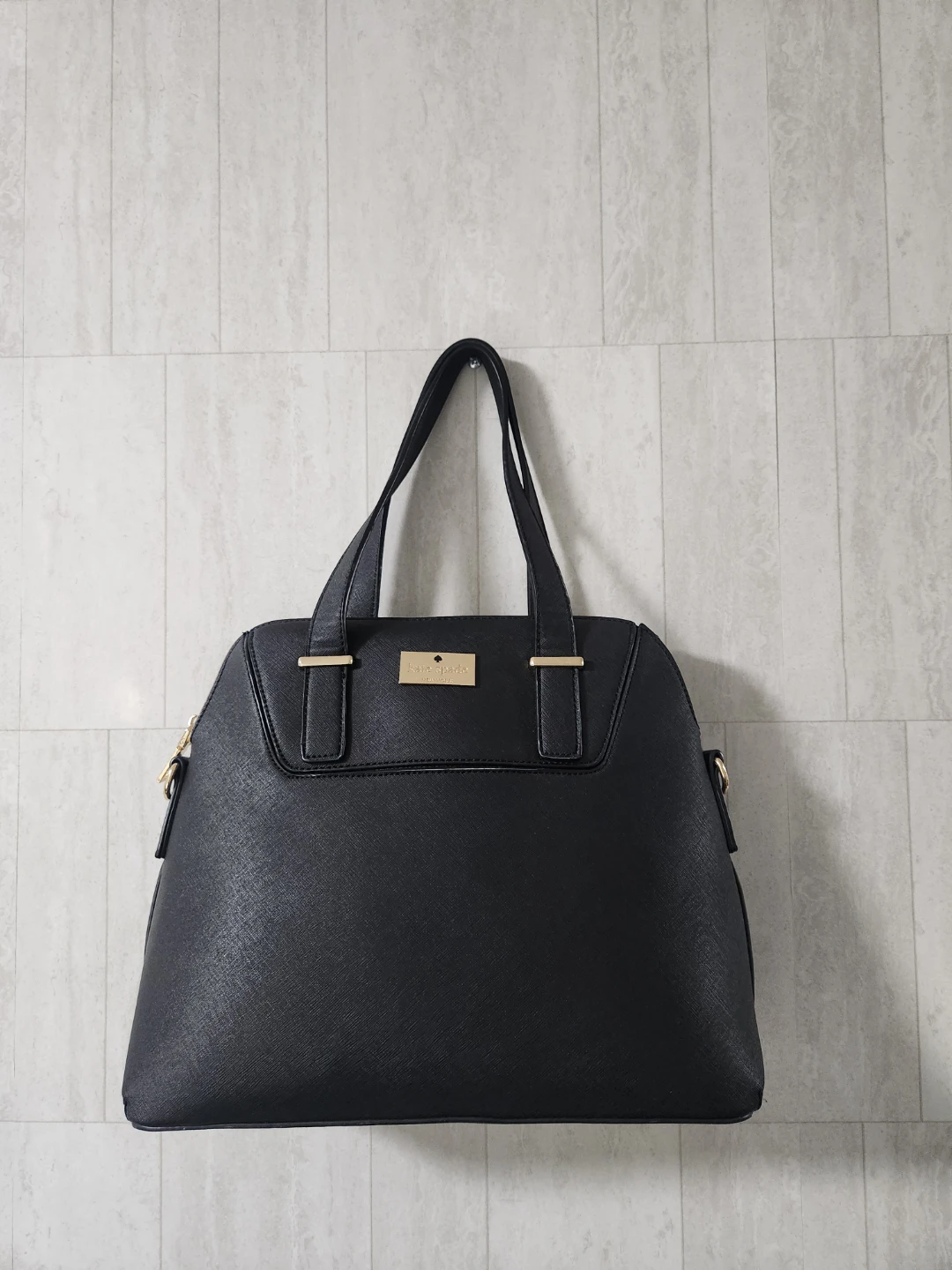 Kate Spade Black Leather Satchel Handbag - photo 2