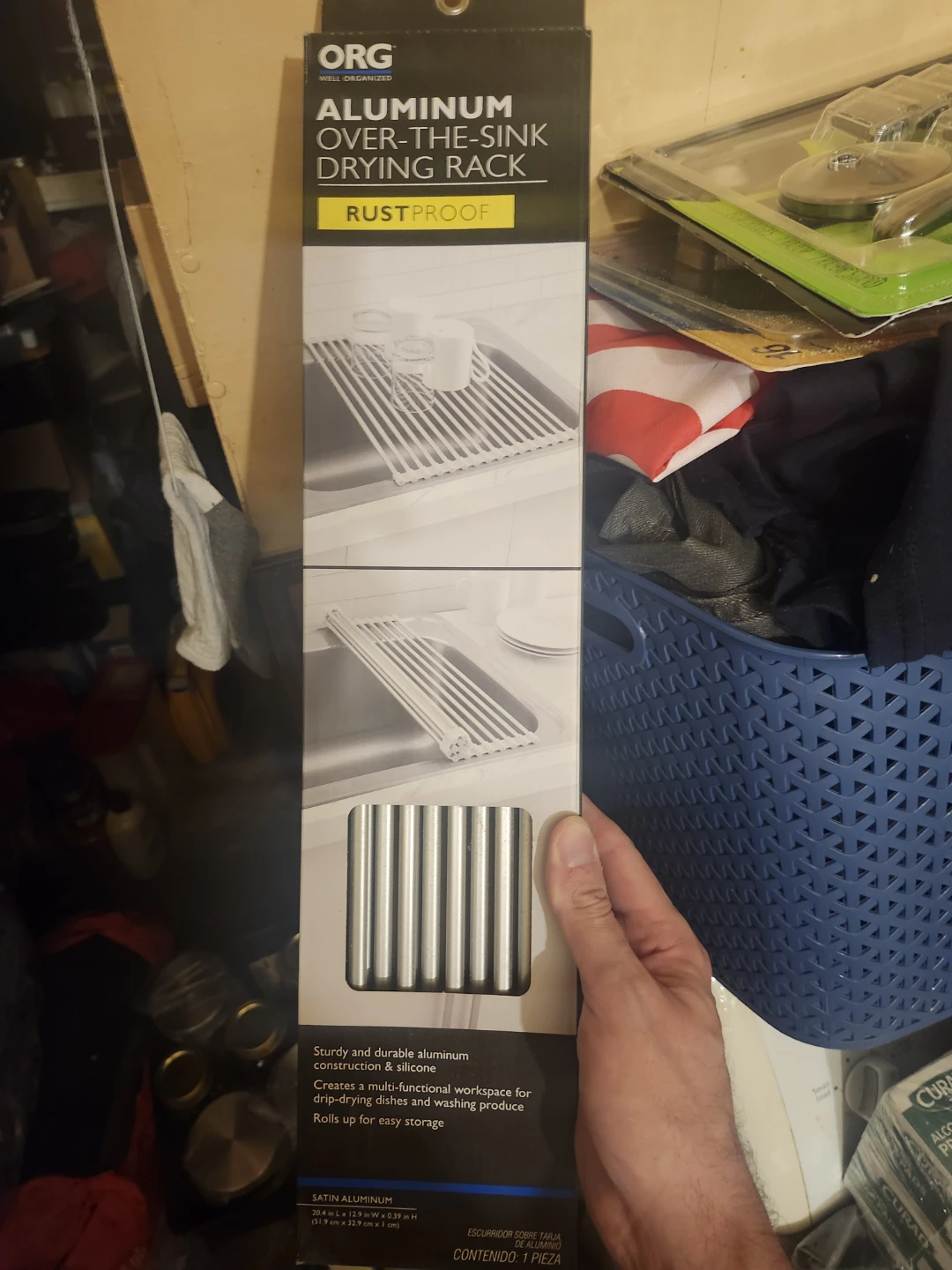 ORG Aluminum Over-the-Sink Drying Rack