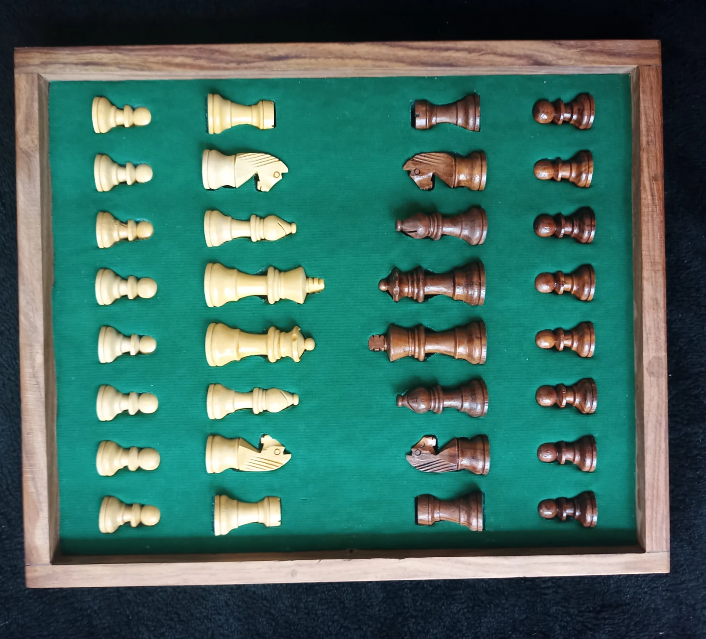 Noëse Collection Wooden Chess Set with Drawer - photo 2