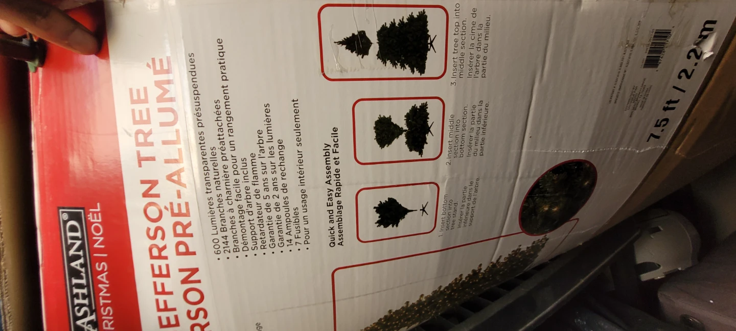 Ashland Jefferson Pre-Lit Artificial Christmas Tree - 7.5 ft - photo 5
