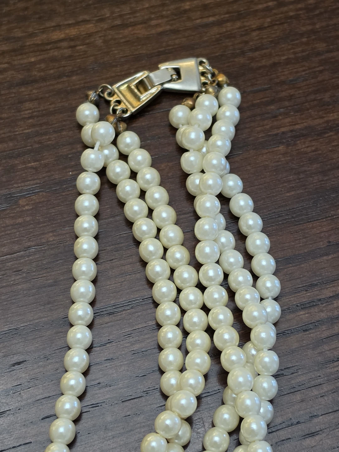 Set of Two Faux Pearl Necklaces ⚽️ - photo 3