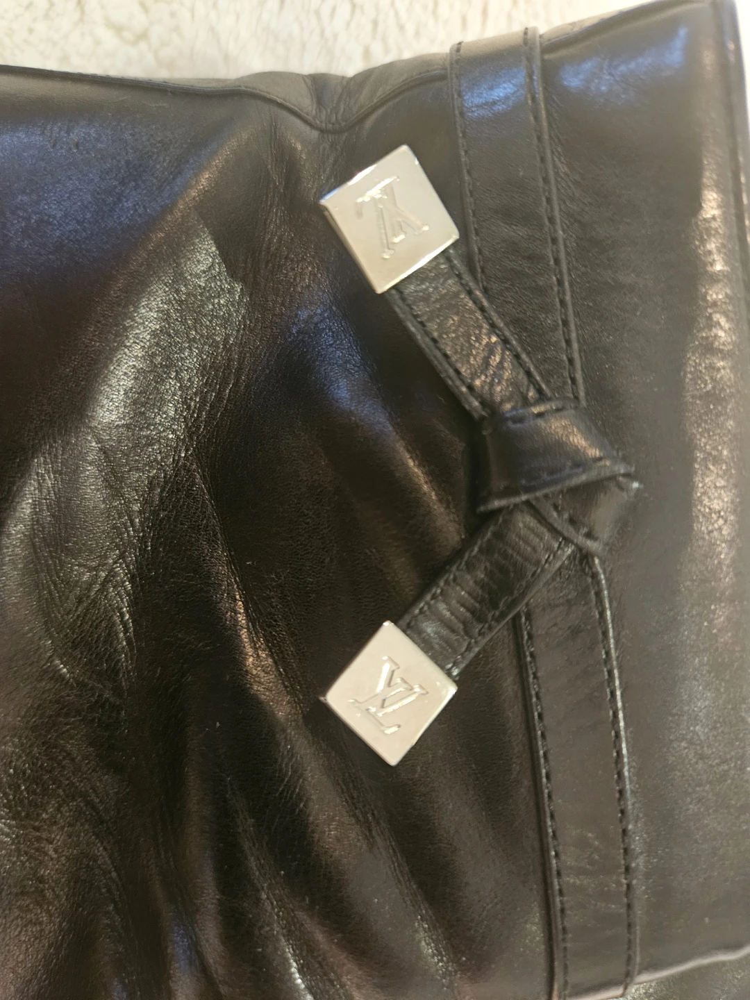 Louis Vuitton Black Leather Ankle Boots Size 37 - photo 2