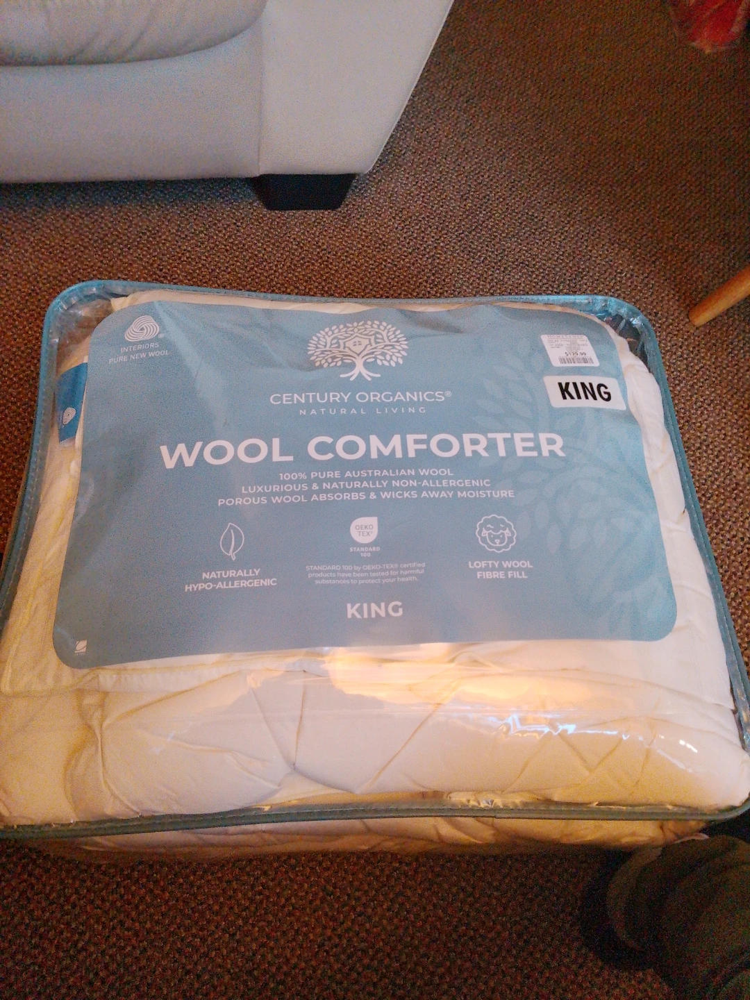 Century Organics Wool Comforter King