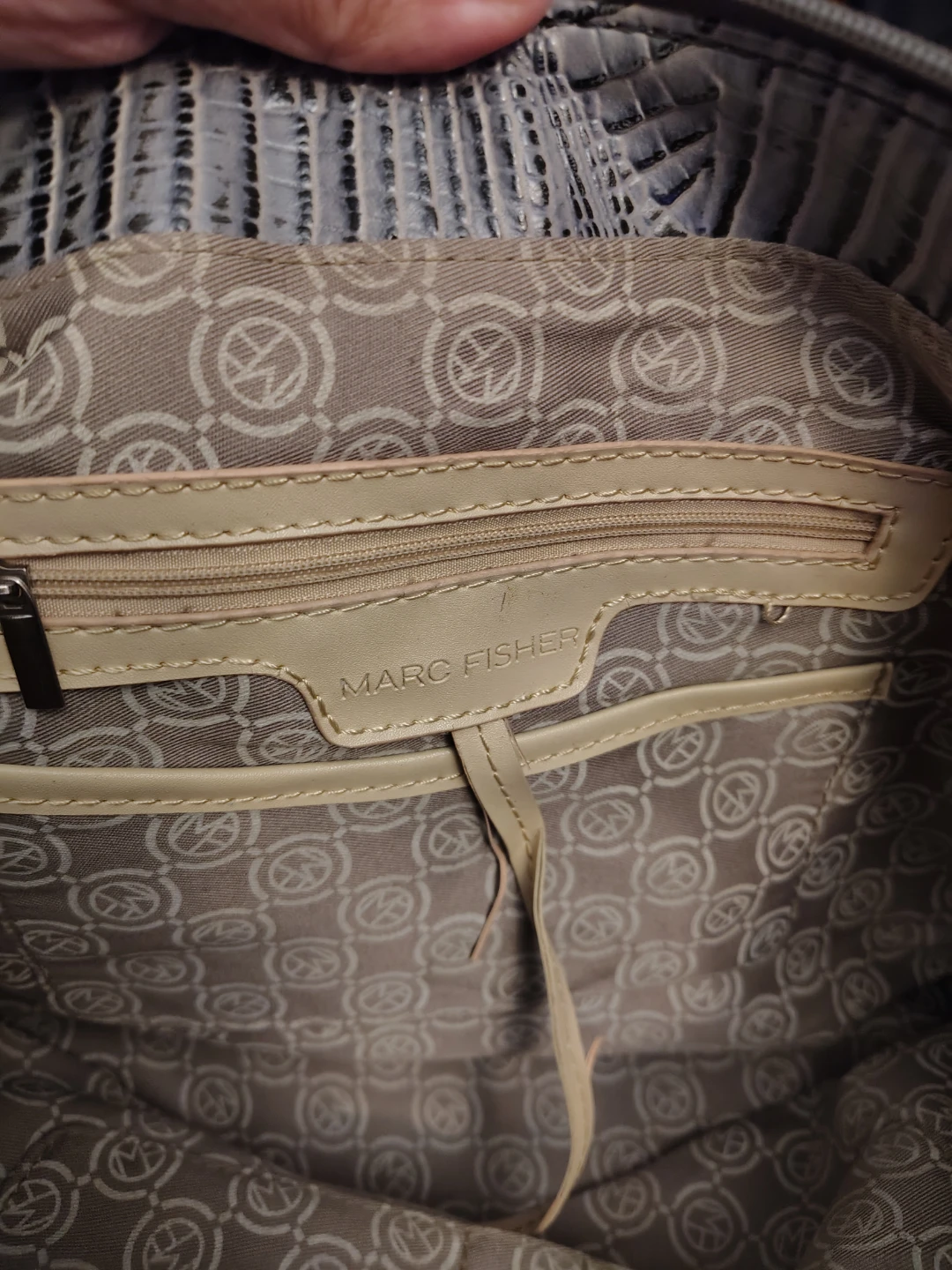 Marc Fisher Croc-Embossed Tote Bag - photo 3