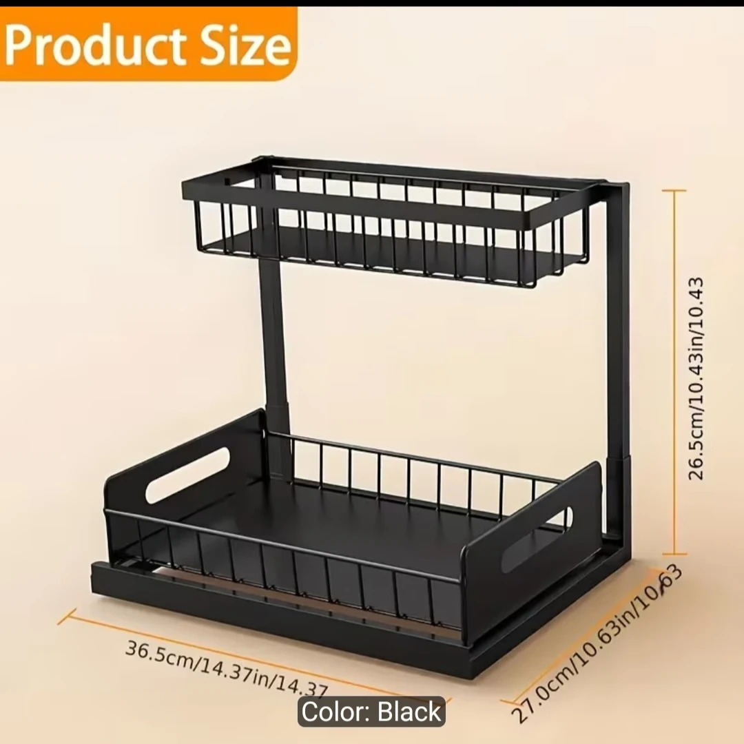 2-Tier Under Sink Organizer - photo 2