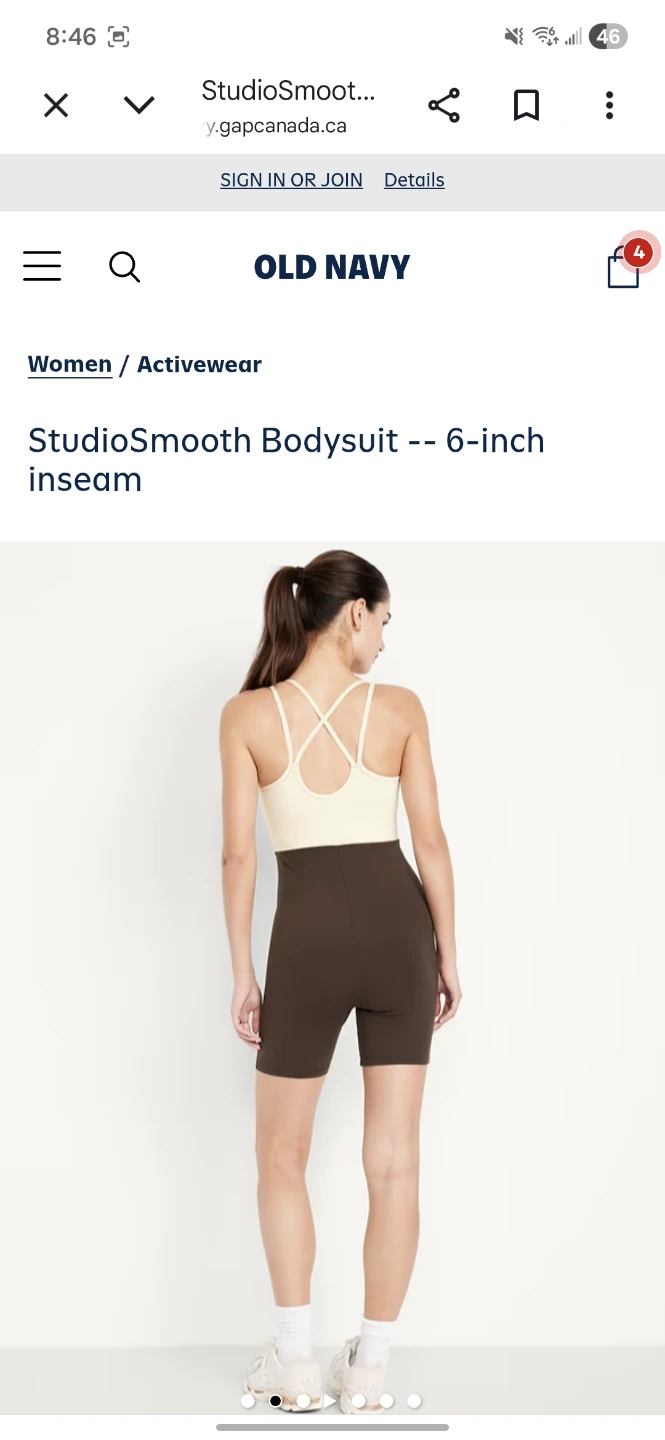 New Old Navy StudioSmooth Bodysuit Size Petite Small - photo 4