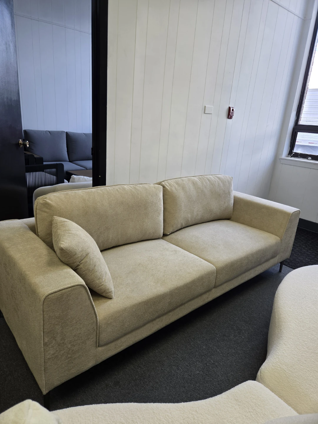 Beige 2-Seater Sofa
