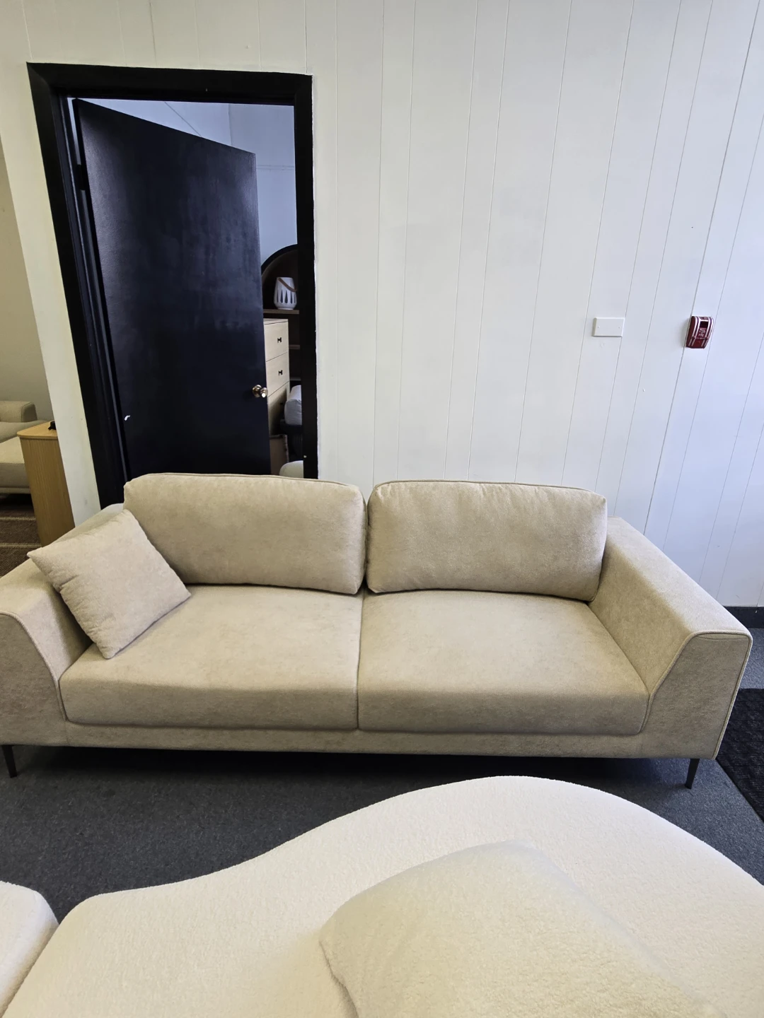 Beige 2-Seater Sofa - photo 2