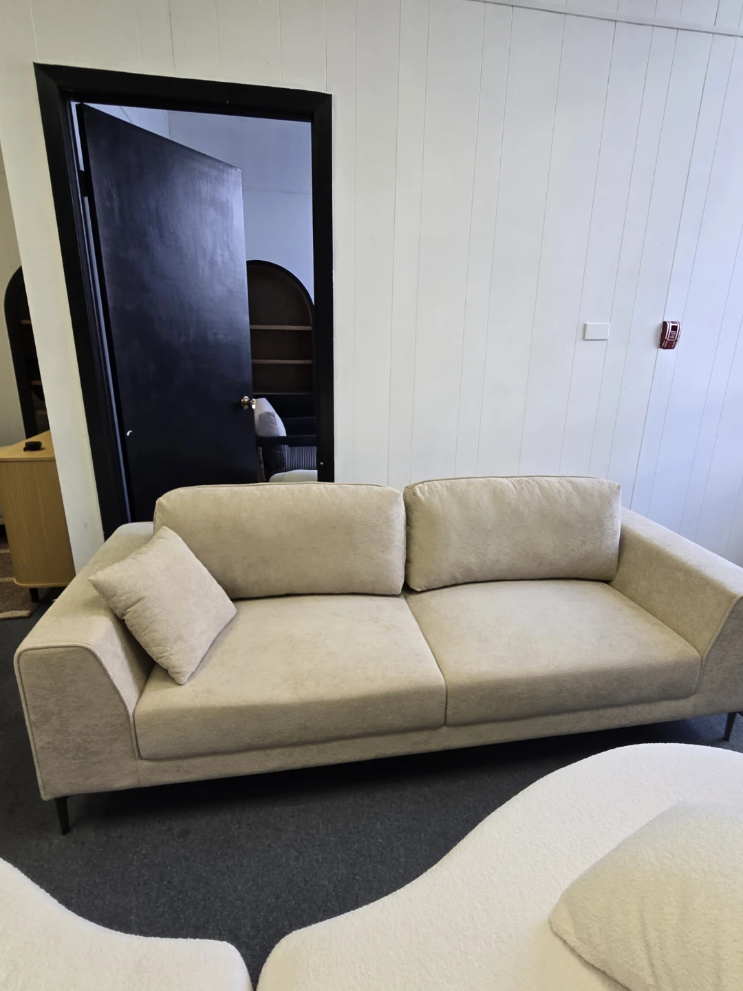 Beige 2-Seater Sofa - photo 3