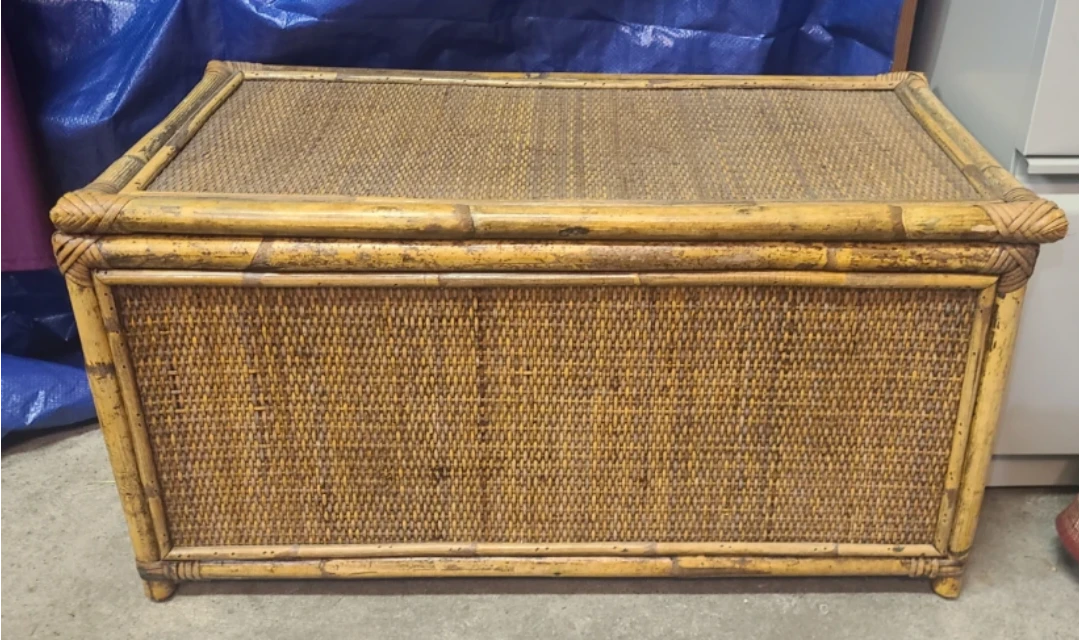 Rattan Trunk Storage Chest