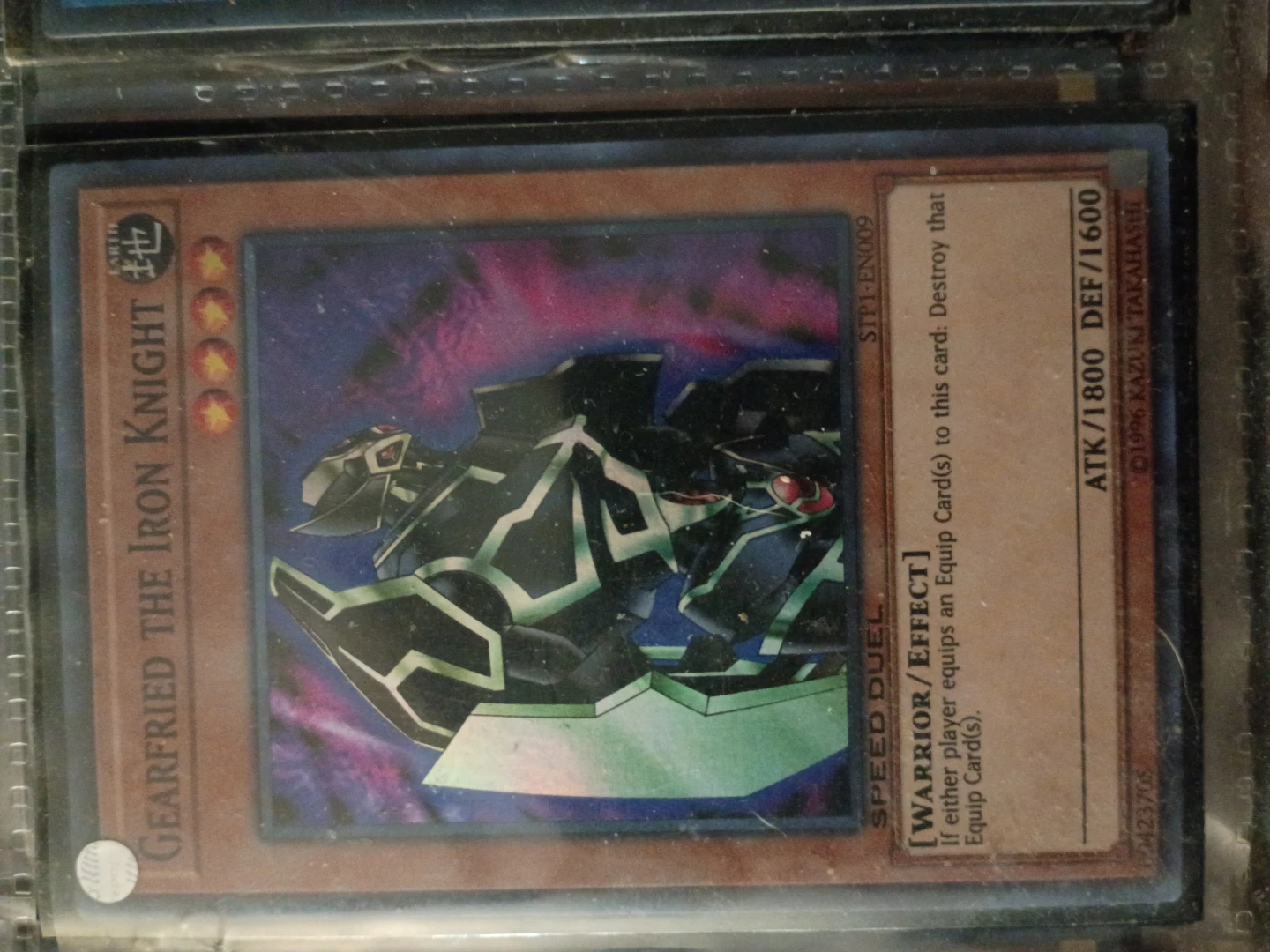 Yu-Gi-Oh! Gearfried the Iron Knight ⚽ Card