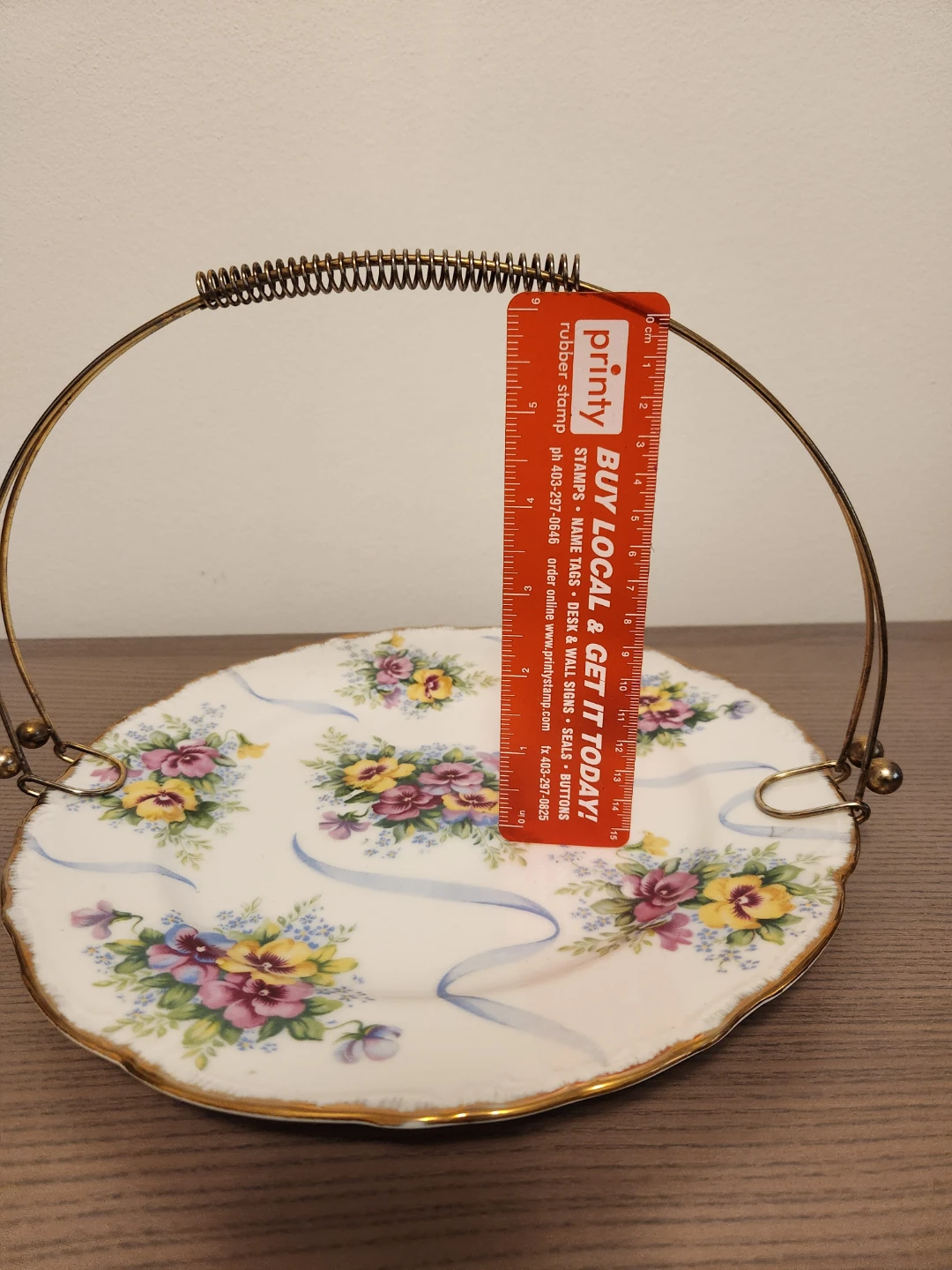 Vintage Floral Cake Stand - photo 4