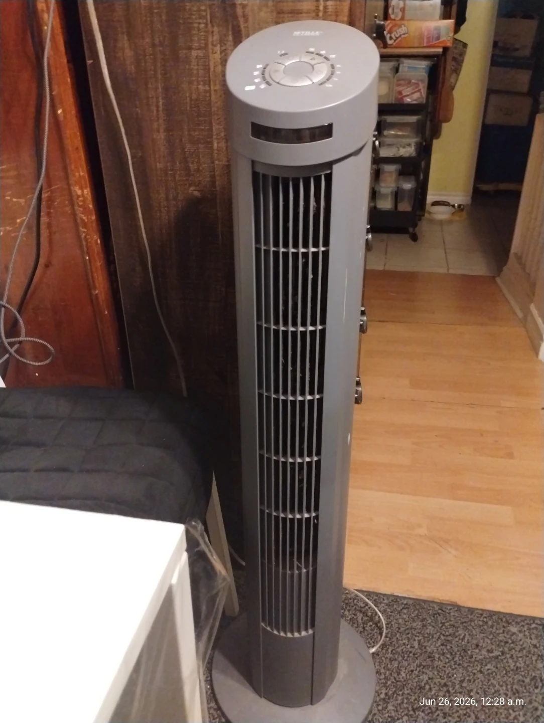 Dyna-Pro Tower Fan - Grey with remote