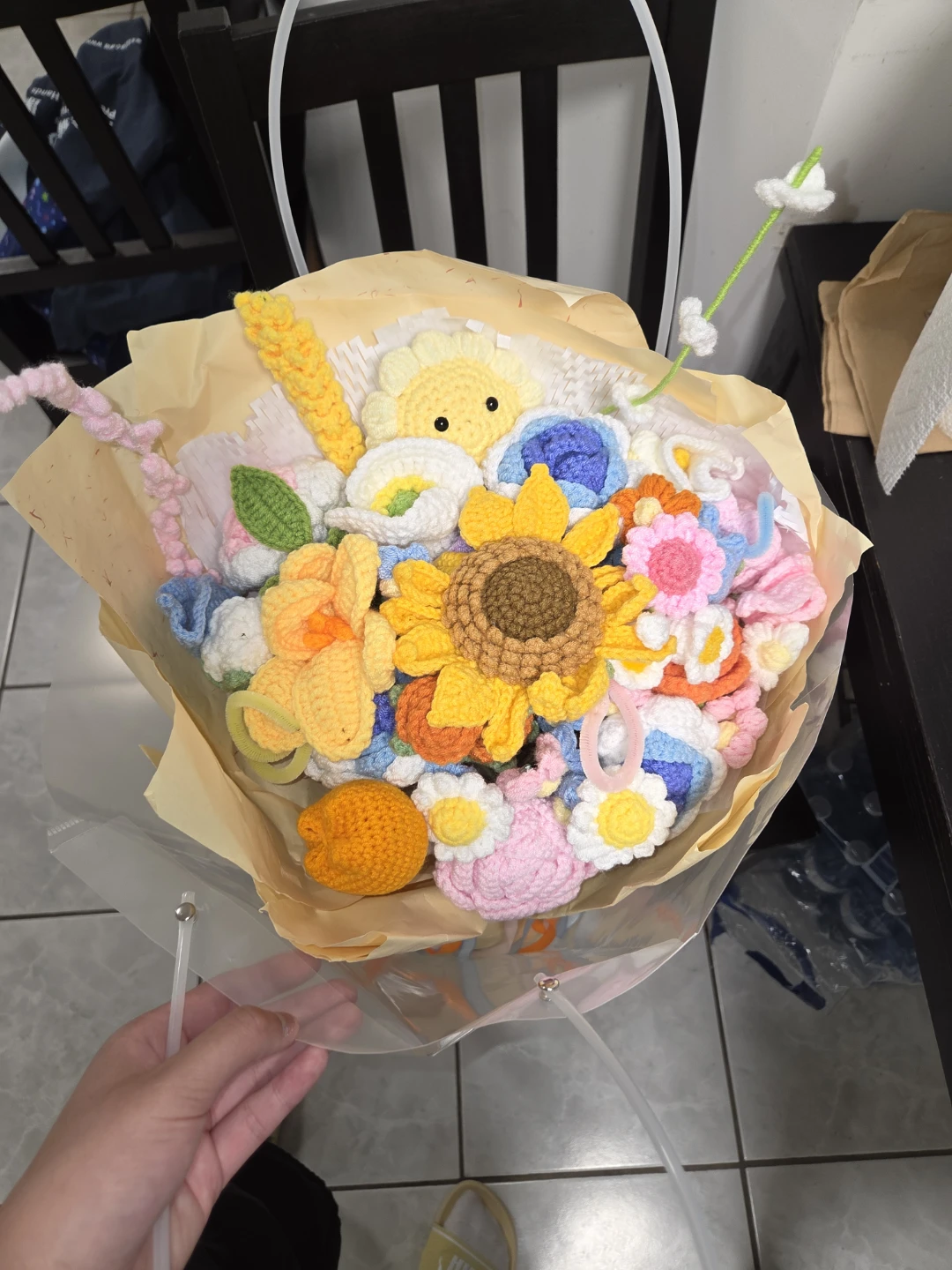 Handmade Crochet Flower Bouquet (Graduation) - photo 5