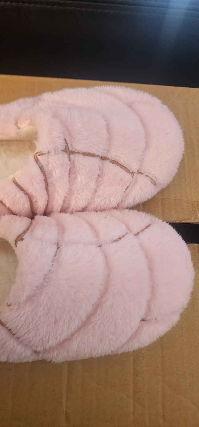 Pink Fuzzy Slippers Mexican sweet bread concha - photo 4