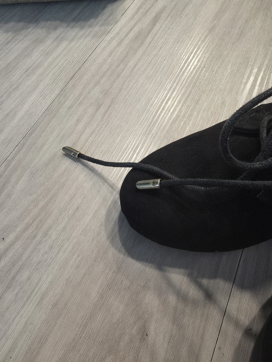 Black Suede Lace-Up Heeled Ankle Boots - photo 4